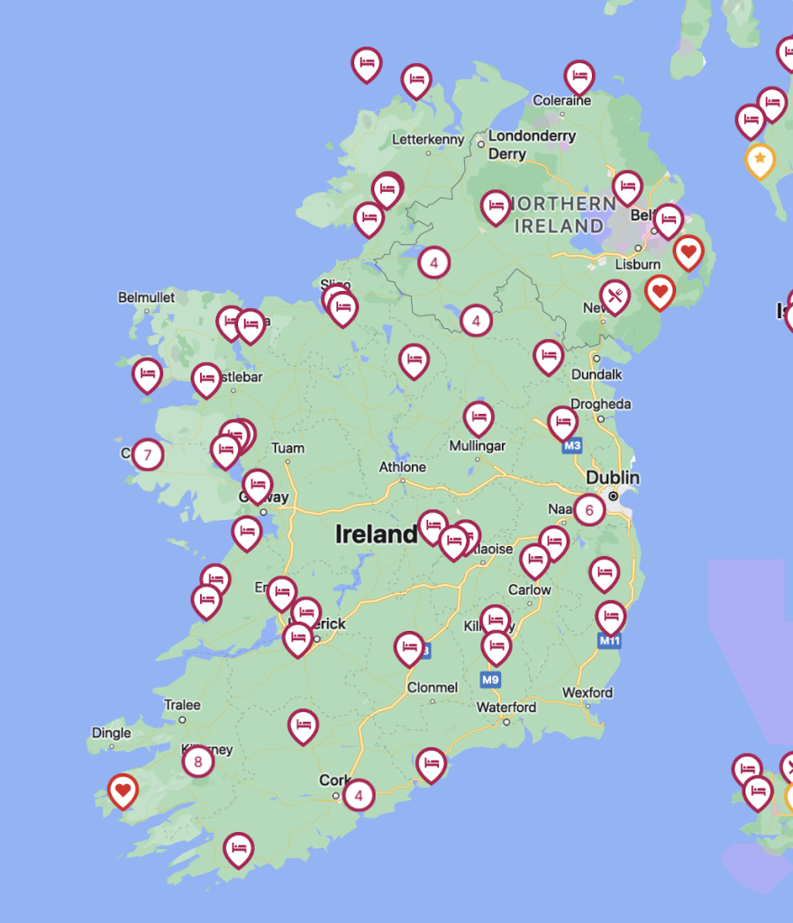 Helicopter landing sites in Ireland