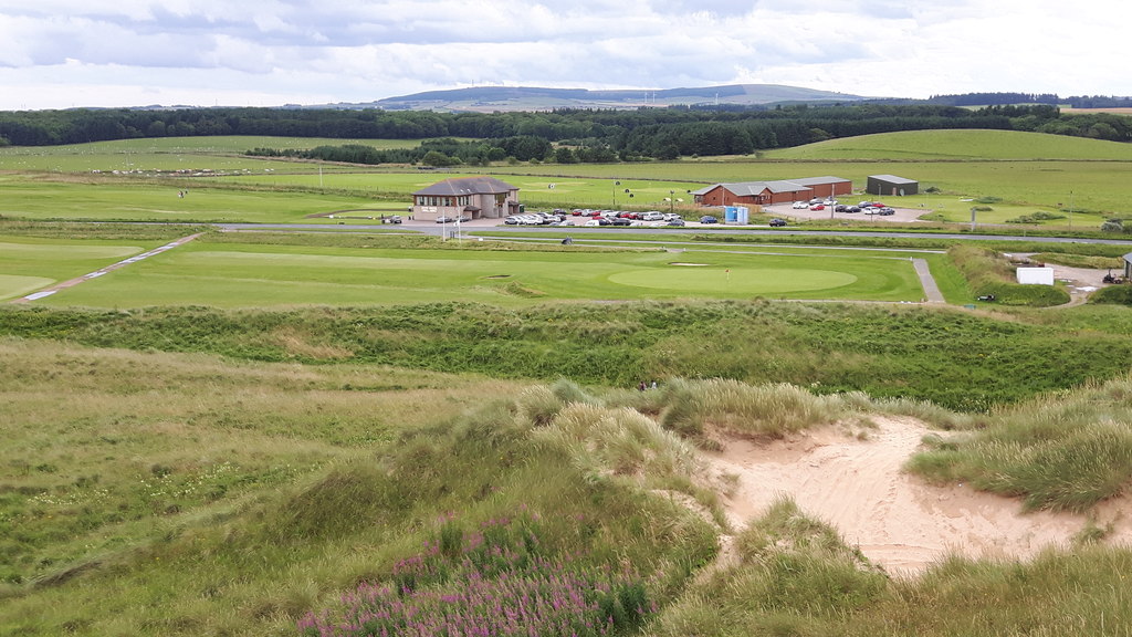 North-east Scotland golf-course landscape, for estates, castles and golf stops.