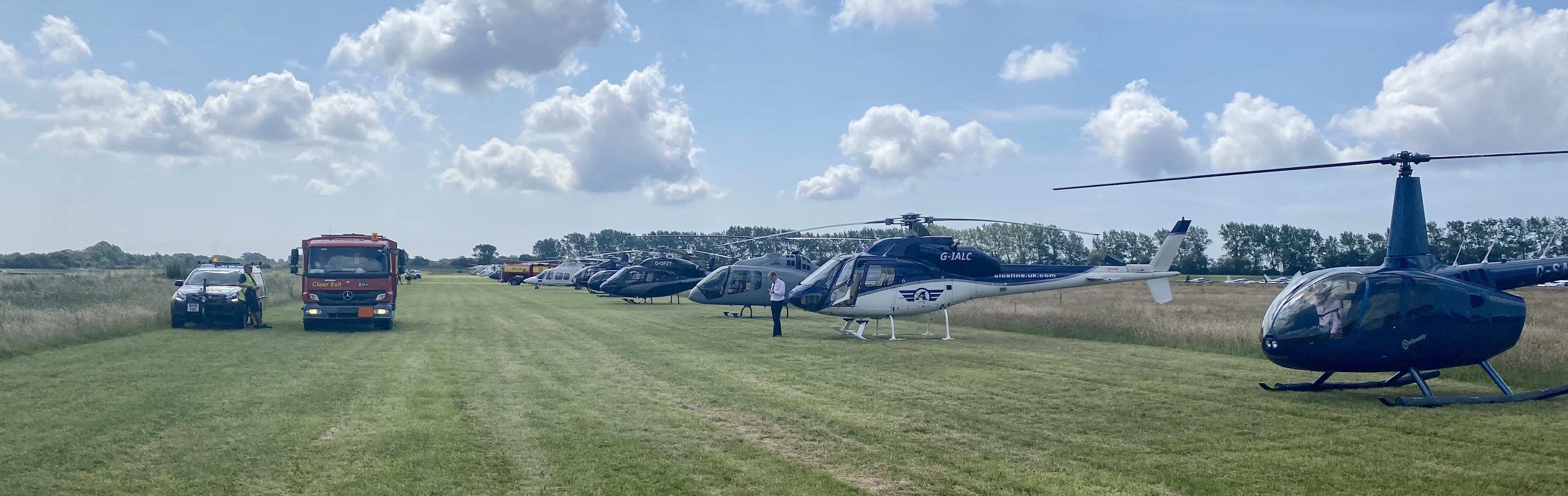 Goodwood revival helipad